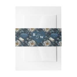 Luxurious Peonies Petal Spring Wedding Uitnodigingen Wikkel