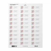 Luxurious Spring Garden Return Address Label (Full Sheet)