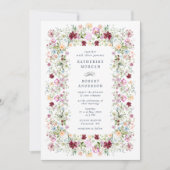Luxurious Spring Garden Wedding Invitation (Devant)