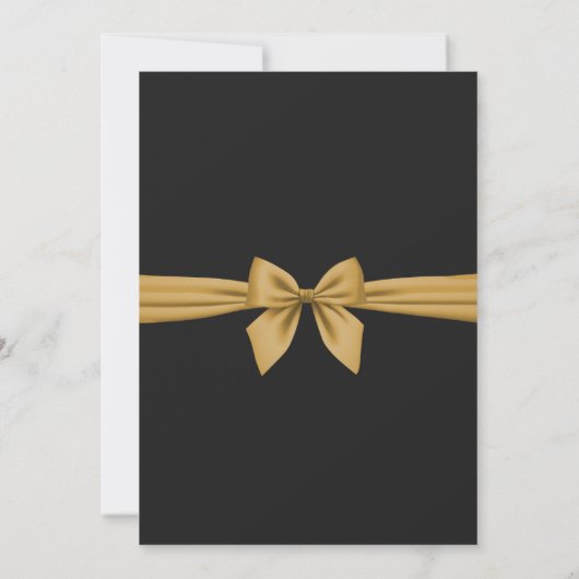 Luxurious wedding invitation in gold (Dos)