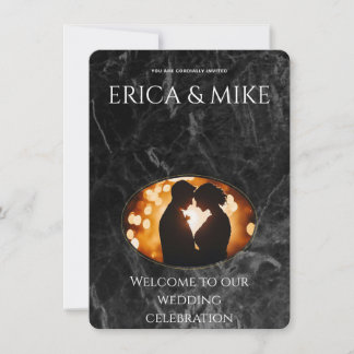 luxurious wedding invitation kaart