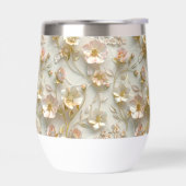 Luxury 3D Embossed Floral Gold Foil Elegant  (Gauche)