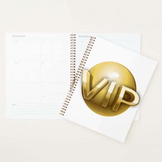 Luxury 3D Gold VIP Emblem (Devant avec enveloppe)