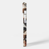 Luxury 3D Marble Geometric Phone Case - Elegant  (Achterkant / Links)