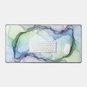 Luxury Alcohol Ink Abstract Smoke Nebula (Clavier et souris)