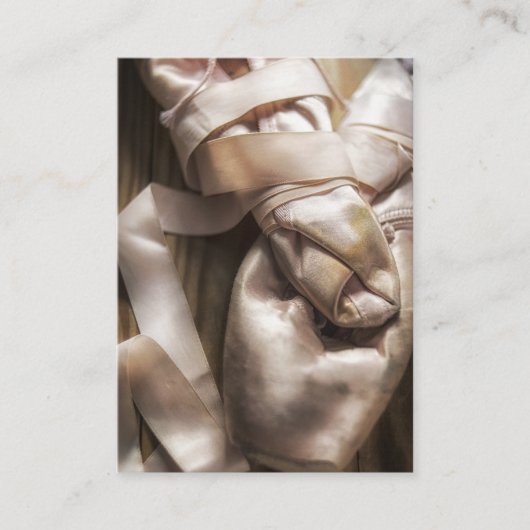 Luxury Ballet-schoolfotoontwerp Visitekaartje (Voorkant)