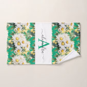 Luxury Bath Towel Set | Pamper Yourself w/ Flowers (Serviette à main)