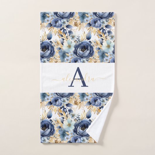 Luxury Bath Towel Set | Pamper Yourself w/ Flowers (Serviette à main)