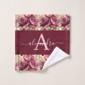 Luxury Bath Towel Set | Pamper Yourself w/ Flowers (Gant de toilette)