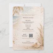 Luxury Beach Wedding Invitation Template (Dos)