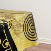Luxury Black en Gold African Pattern Tafelkleed (Voorbeeld)
