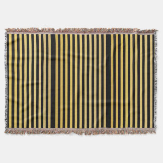 Luxury Black en Gold Throw Blanket - Zacht en fijn Deken