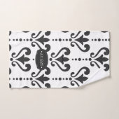 Luxury Black en White, persoonlijk Bad Handdoek (Handdoek)