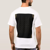 Luxury Black & Gold Muslim Wedding T-Shirt (Dos)