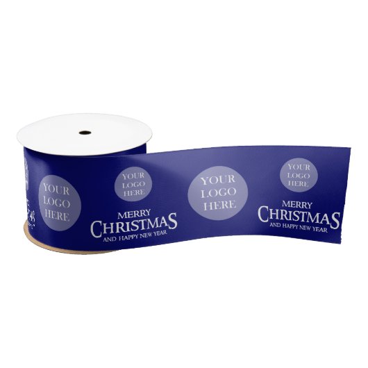 Luxury Blue Company kerst Logo Lint (Spoel)