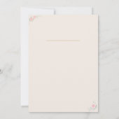 Luxury Blush Floral Wedding Invitation (Dos)