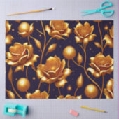 Luxury Boho Gold Roos Modern Collectie Tissuepapier (Craft)