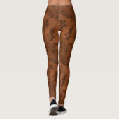 Luxury  Brown Leggings (Achterkant)