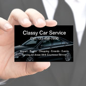Luxury Car Taxi Service Visitekaartje