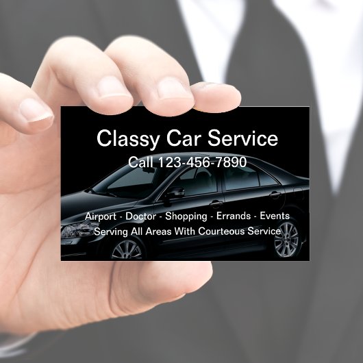 Luxury Car Taxi Service Visitekaartje