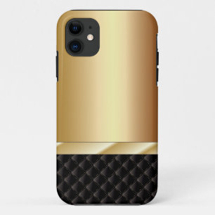 Luxury Champagne Black & Gold iPhone 5 Hoesje