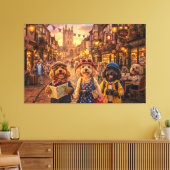 Luxury Cockapoo Canterbury Wall Art Canvas Afdruk (Insitu (Woonkamer))