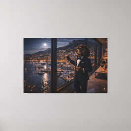 Luxury Cockapoo Wall Art – Monaco Dog Canvas Afdruk