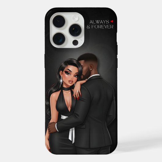 Luxury Couple Phone Case iPhone Hoesje (Achterkant)