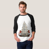 Luxury Crystal Christmas Tree T-Shirt | Elegant Ho (Devant entier)