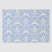 Luxury Damask Romantic Swan Love Tissuepapier (Voorkant)