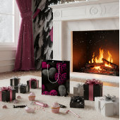 Luxury Dark Romantic Heart Gift Bag Medium Cadeauzakje