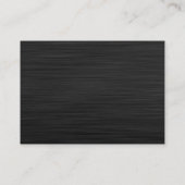 Luxury Dinner Food Bord Design Chef Catering Visitekaartje (Achterkant)