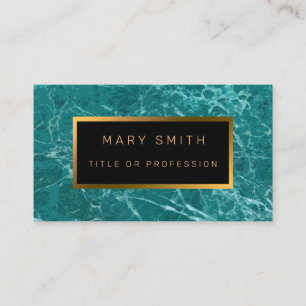 Luxury Elegant Black Gold Visitekaartje