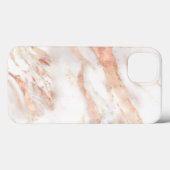 Luxury Elegant Copper Roos Gold Marble Case-Mate iPhone Case (Achterkant (horizontaal))