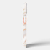 Luxury Elegant Copper Roos Gold Marble Case-Mate iPhone Case (Achterkant / Rechts)