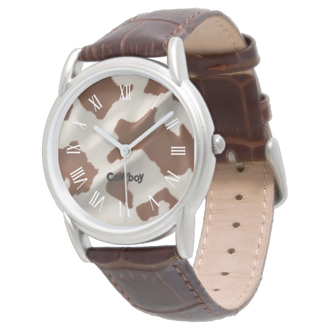 Luxury Elegant Faux Cow Leather Popular Collection Horloge (Gekanteld)