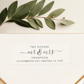 Luxury Elegant Future MR en MRS Ivory Etiket