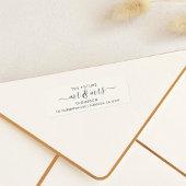 Luxury Elegant Future MR en MRS Ivory Etiket