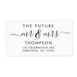 Luxury Elegant Future MR en MRS Modern Lab Etiket