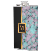 Luxury Elegant Modern Black Gold Marble Heupfles (Links)
