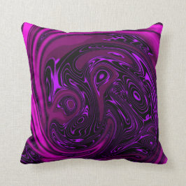 Luxury Elegant Paarse Dragon Horse Abstract Kussen