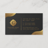 Luxury Elegant Visitekaartje (Achterkant)