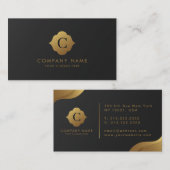 Luxury Elegant Visitekaartje (Voorkant / Achterkant)