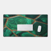 Luxury Emerald Malachite Green Marble Abstract (Clavier et souris)