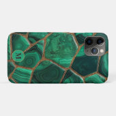 Luxury Emerald Malachite Green Marble Abstract Case-Mate iPhone Case (Achterkant (horizontaal))