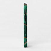 Luxury Emerald Malachite Green Marble Abstract Case-Mate iPhone Case (Achterkant/links)