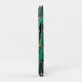 Luxury Emerald Malachite Green Marble Abstract Case-Mate iPhone Case (Achterkant/rechts)