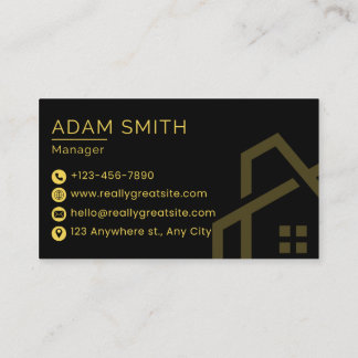 Luxury Estates & Property Consultant business card Visitekaartje