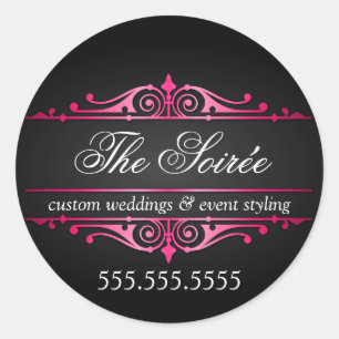 Luxury Event Planner Ronde Sticker