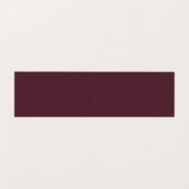 Luxury Faux gradiënt Violet en Bourgogne 2 foto's Visitekaartjes (Binnenkant ongevouwen)